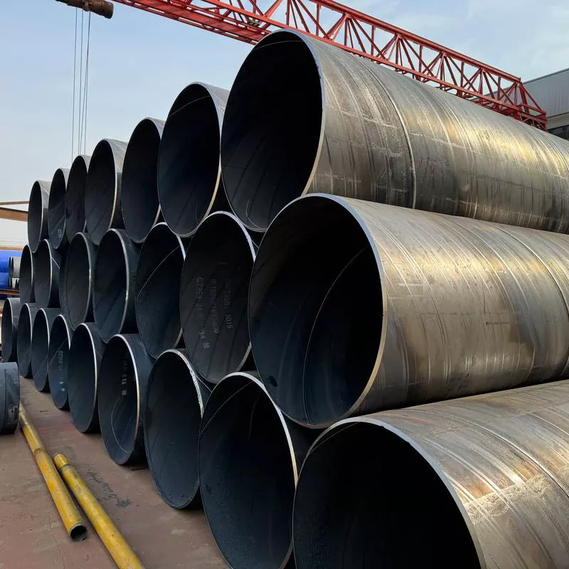 బ్లాక్ స్పైరల్ వెల్డెడ్ పైప్